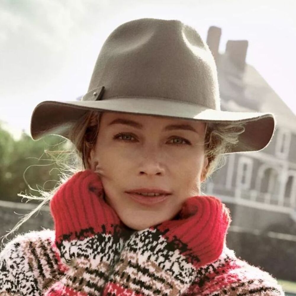 New Anthropologie Light Brown Wool Fedora Rancher Hat Minimalist Boho Western